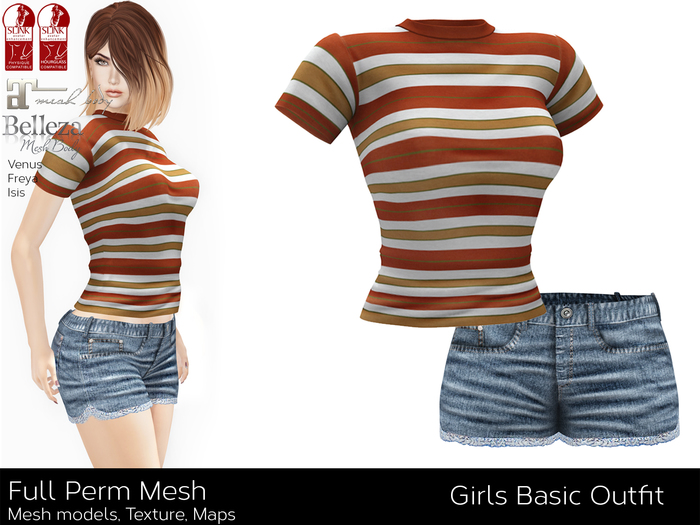 D25 - Girls Basic Outfit
