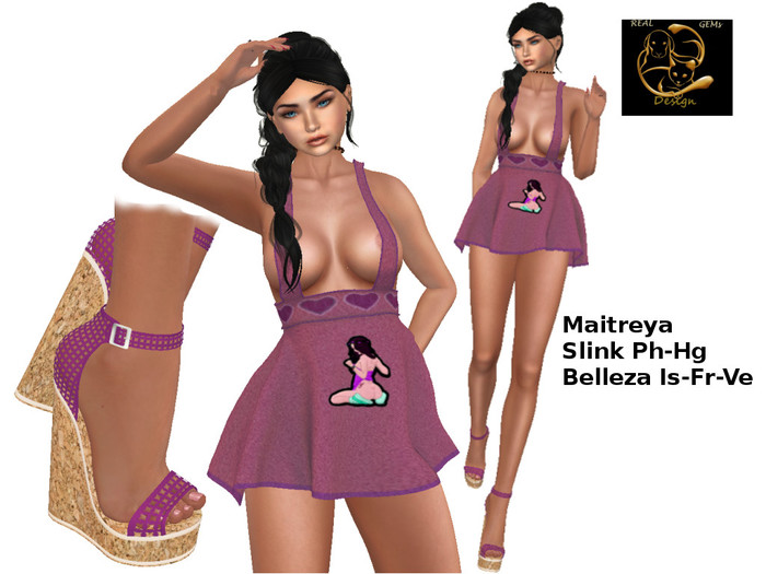 [RG] Cute Girl Dress & Wedges (Box)