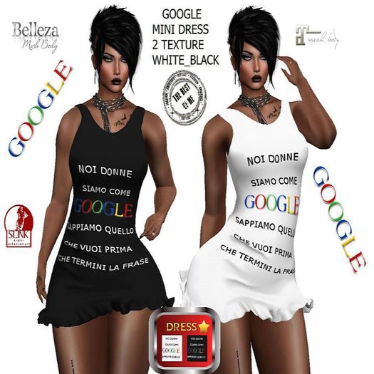 ::T.B.O.M::Google Mini Dress 