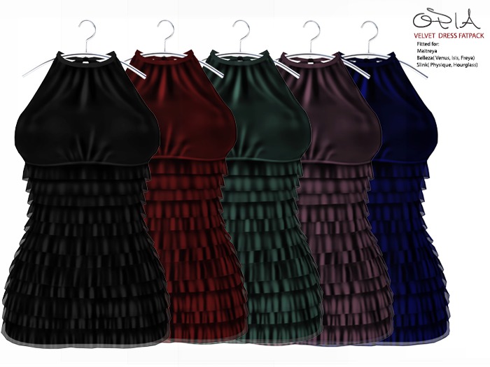 OPIA Velvet Dress FATPACK