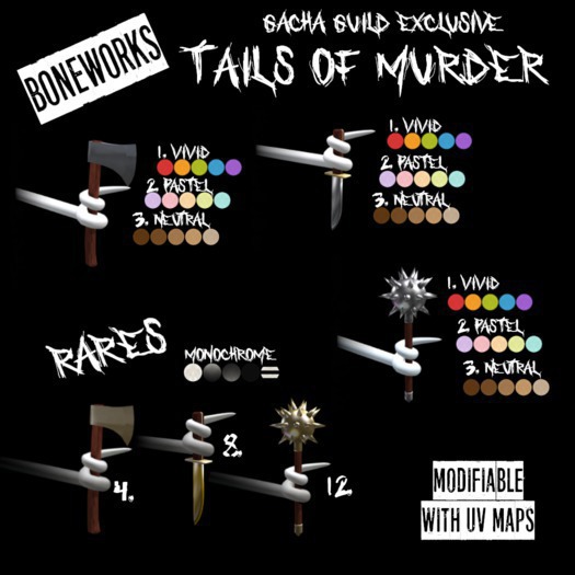 !Boneworks! > 9. Mace Tail VIVID (boxed)