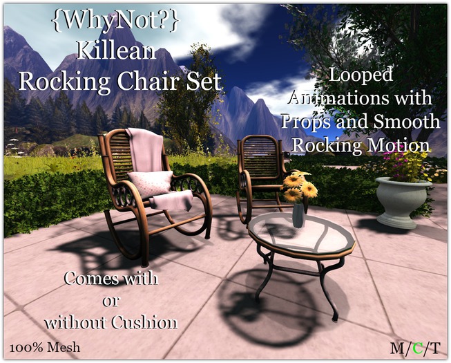 {WhyNot?} Killean Rocking Chair Set-Boxed