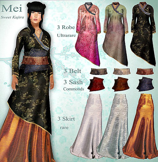 *Sweet Kajira*Mei belt blue