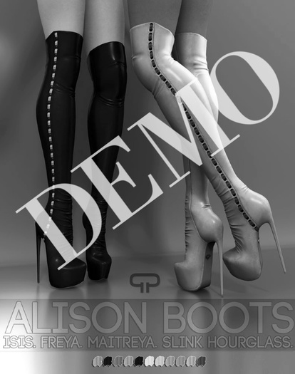 DEMO - Pure Poison - Alison Boots [BOXED]