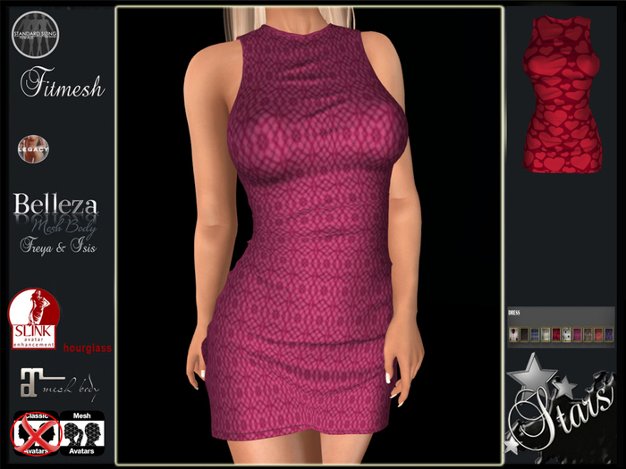 Stars - Maitreya, Legacy, Belleza, Hourglass - Reira dress
