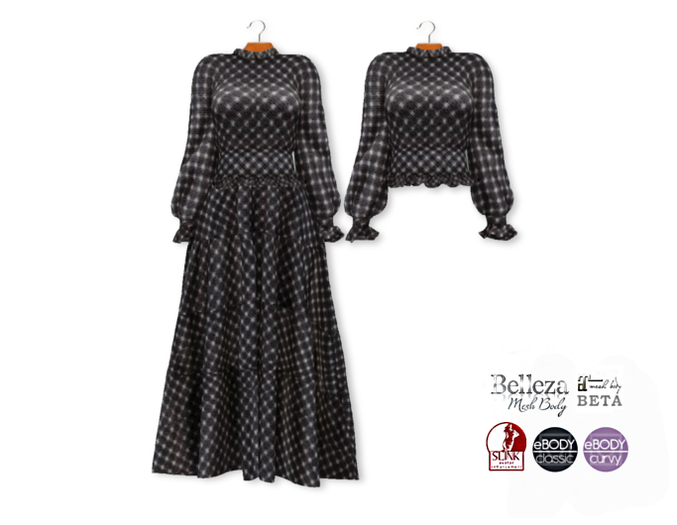 {amiable}Mesh Two Way Classical Maxi Dress07