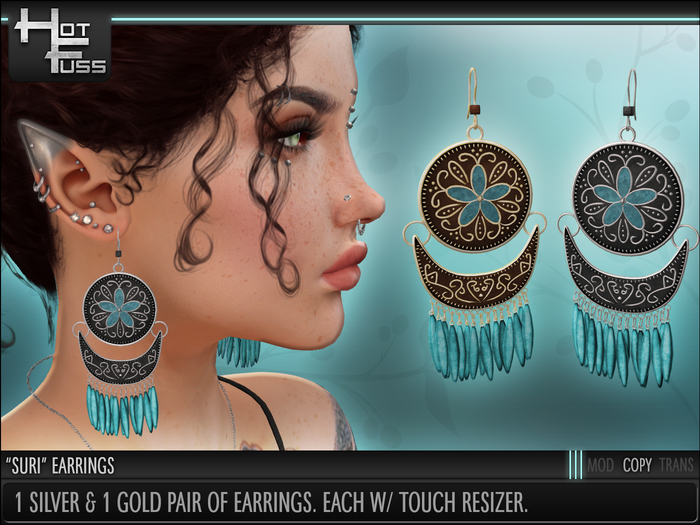 Hot Fuss "Suri" Earrings  - DEMO