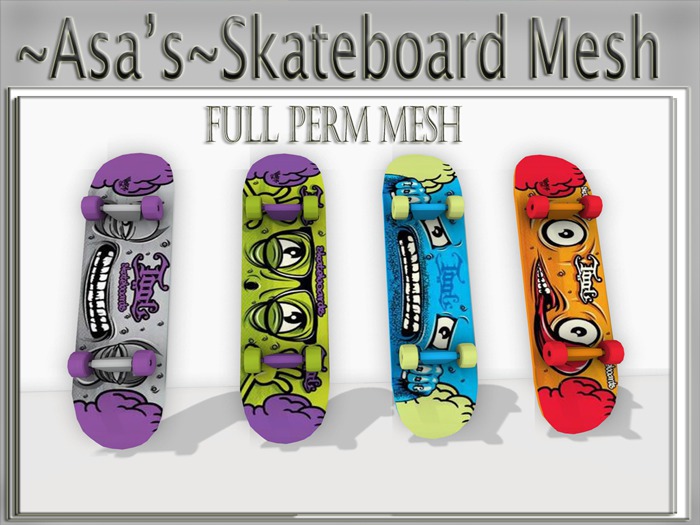 ~Asa's~Scateboard Full Permit BOX