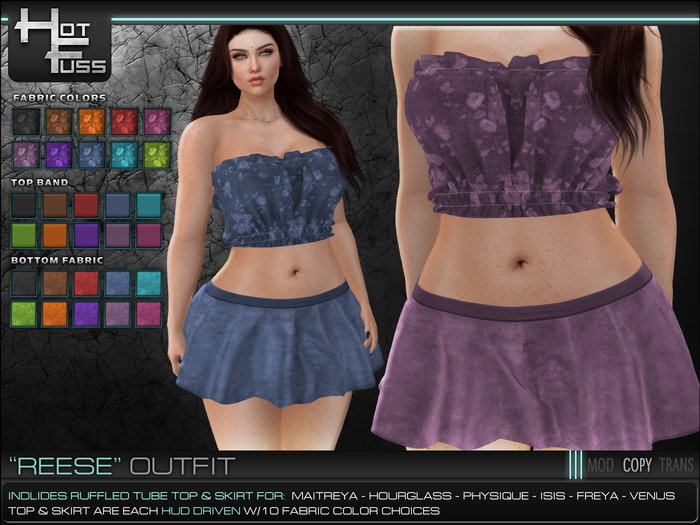 Hot Fuss "Reese" Outfit - DEMO