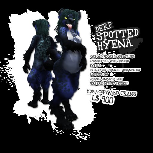 DERP. Spotted Hyena [Blue]