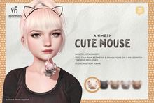 MishMish - Cute Mouse Attachment / Cream [Boxed]