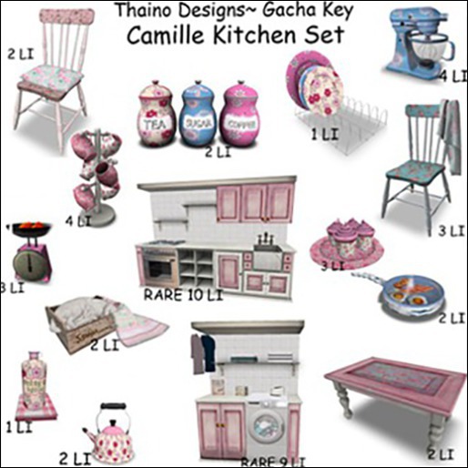 Camille Laundry set RARE