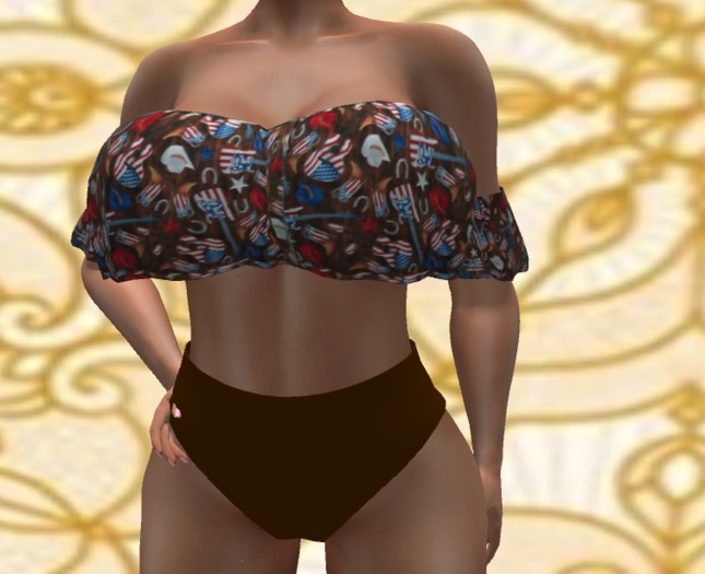 Country & Western Ruffled Bikini - Maitreya