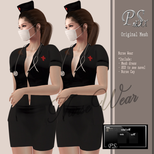 *~PS~*NurseWear(Black)