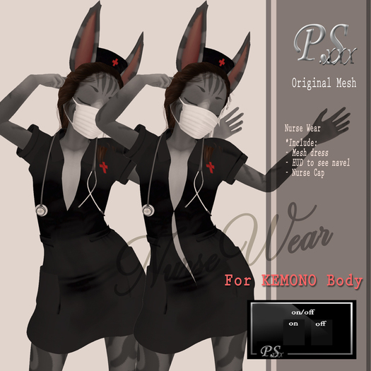 *~PS~*NurseWear:Kemono(Black)