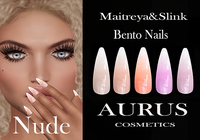 A U R U S -  Nude Bento Nails -Maitreya&Slink