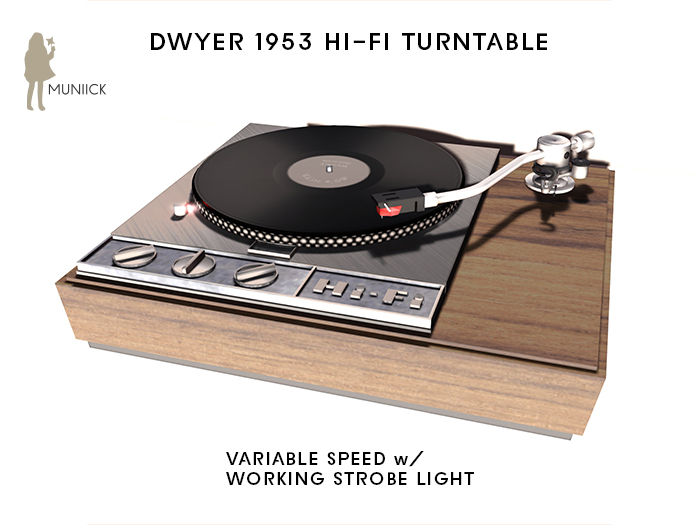 Muniick 1953 Hi-Fi Turntable (Add Me)