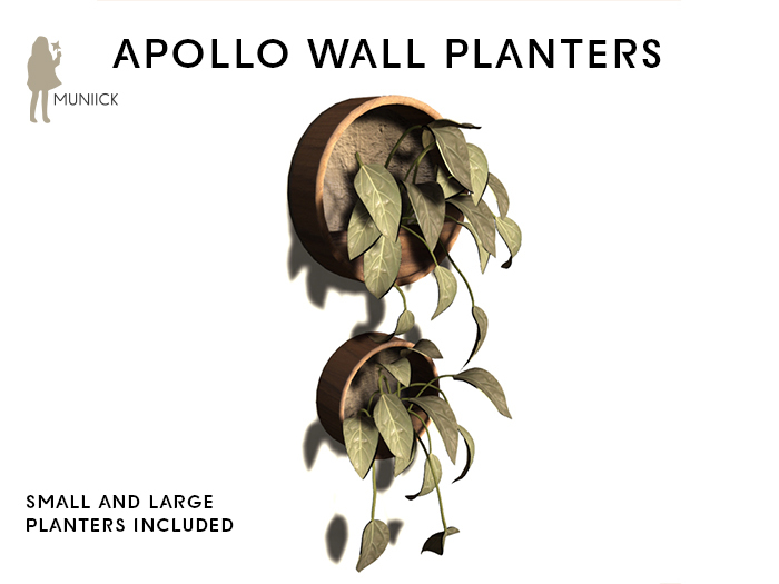Muniick Apollo Wall Planter Set (Add Me)