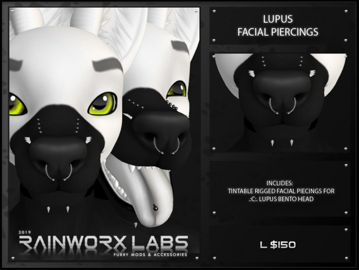 [RL] Lupus Facial Piercings box