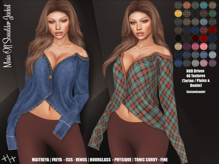 [hh] Maia Off Shoulder Jacket