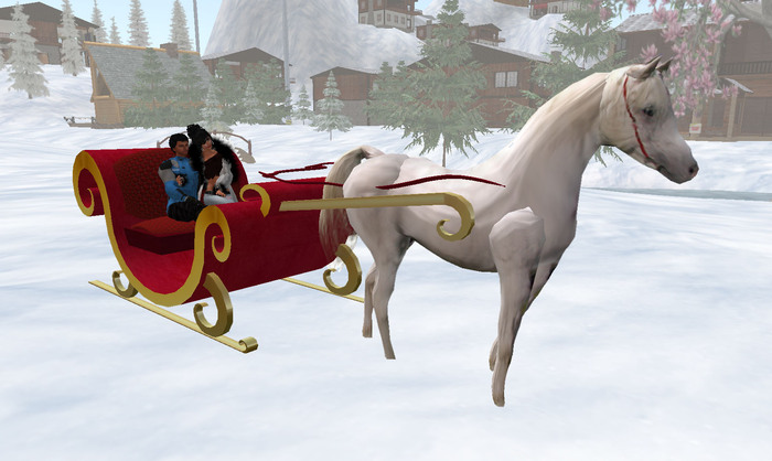 Christmas Santa Circular Sleigh Ride