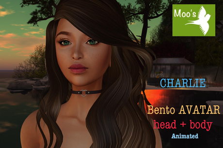 Second Life Marketplace - CHARLIE FULL BENTO AVATAR animated (Head & Body)