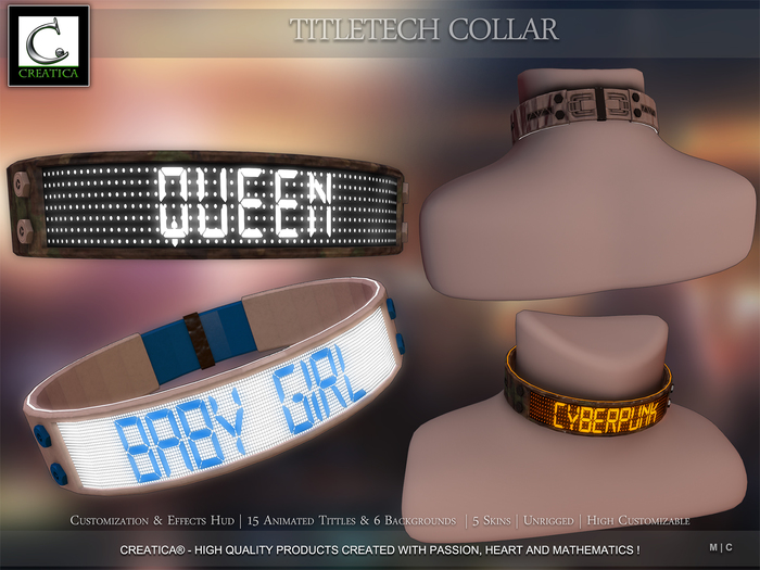 TitleTech Collar by CREATiCA