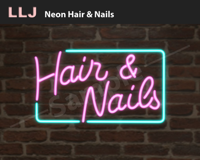 LLJ Neon Hair & Nails