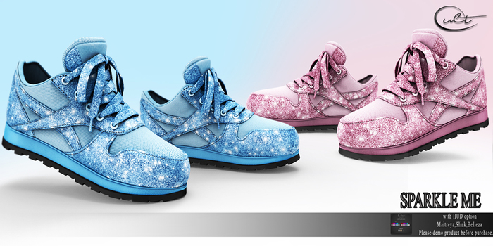 : CULT : Sparkle me Sneakers with HUD