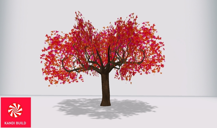 KANDI BUILD Tree red fantasy maple BOXED B