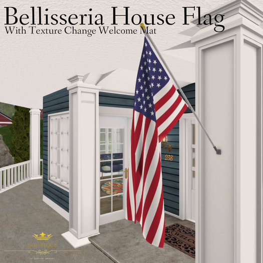 Bellisseria House Flag - USA (Boxed)