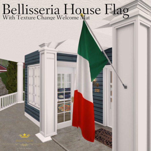 Bellisseria House Flag - ITALY (Boxed)