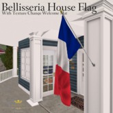 Bellisseria House Flag ~ Texture Change Welcome Mat Set - FRANCE (Boxed)