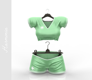 ** Harmonia Original Mesh Mint Team Hospital Outfit Maitreya