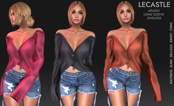 [LECASTLE] Arleen Long Sleeve Sweater 5496