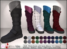 .:S&B:. Winterboots with Socks Blanca *11 Colours*