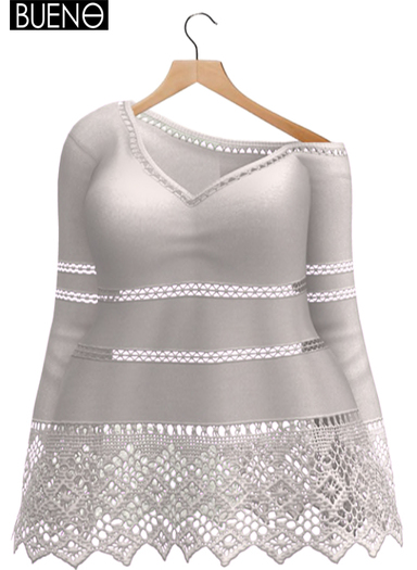 BUENO-Lazy Top-White