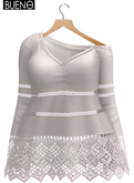 BUENO-Lazy Top-White