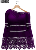 BUENO-Lazy Top-Purple
