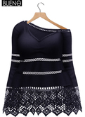 BUENO-Lazy Top-Indigo