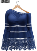 BUENO-Lazy Top-Blue