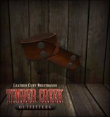 [Timber Creek] Leather Cuffs-Tanned-Boxed