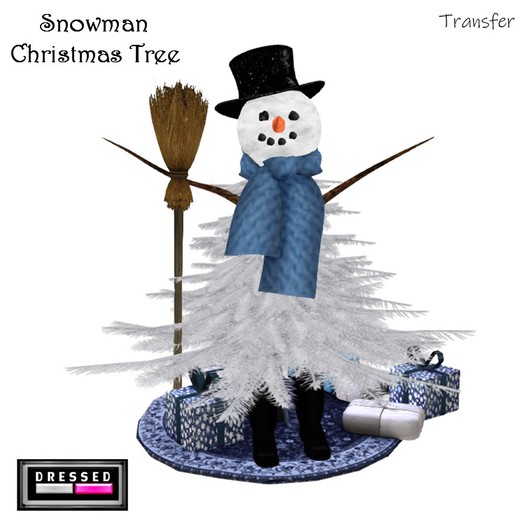::DBL:: Snowman Christmas Tree (TRANSFER)**