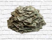 Money Pile Wall Decal - Full Perm