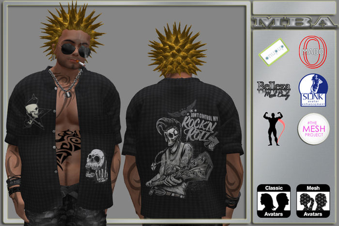 *MBA*  Rock'n'Roll Shirt