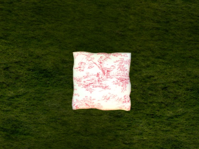 Pink vintage cushion
