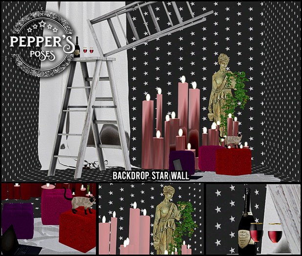 :: Peppers:: Backdrop Star Wall