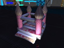 Gryphon's Bounce House (pink and white)