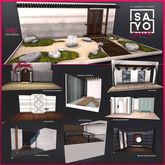 SAYO SCENES - Clubhouse Showers Backdrop - COMMON