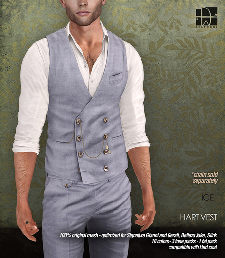[Deadwool] Hart vest - ice